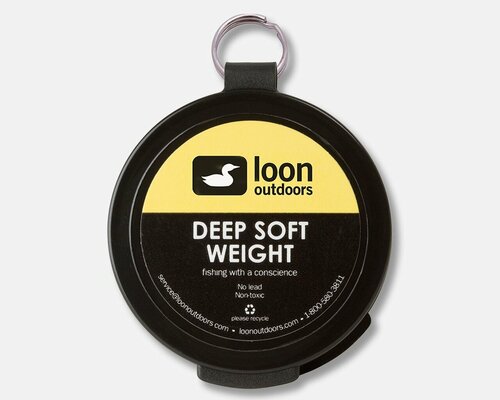 Loon Deep Soft Weight
This charcoal-colored nontoxic, Tungsten-based product is biodegradable and reusable, making it an environmentally friendly alternative to split shot and other lead based weight.
